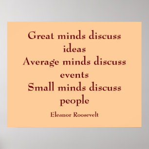 Eleanor Roosevelt citationstecken underbar varar Poster