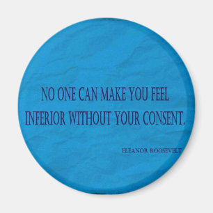 Eleanor Roosevelt citationsteckenmagnet Magnet