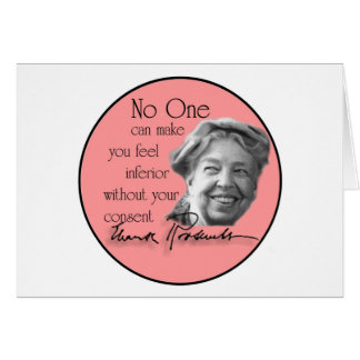 Eleanor Roosevelt - Första Dam i världen Hälsningskort