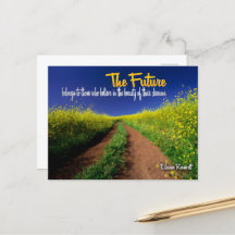 Eleanor Roosevelt inspirationcitat "Framtiden"