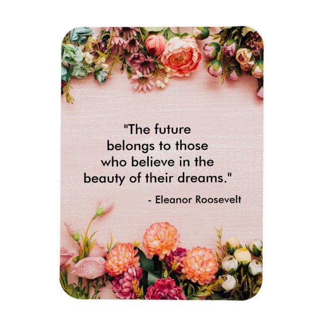 Eleanor Roosevelt inspirationsoffert Magnet (Vertikal)
