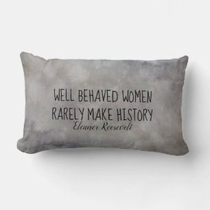 Eleanor Roosevelt-kvinnor citerar hemmagister Lumbarkudde