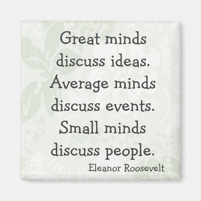 Eleanor Roosevelt Ord Fridge Magnets Magnet (Framsidan)