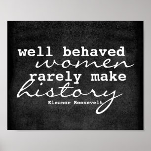 Eleanor Roosevelt poster på kvinnor