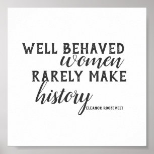 Eleanor Roosevelt poster på kvinnor