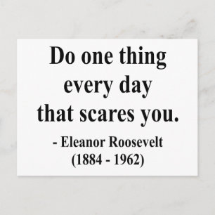 Eleanor Roosevelt Quote 2a Vykort