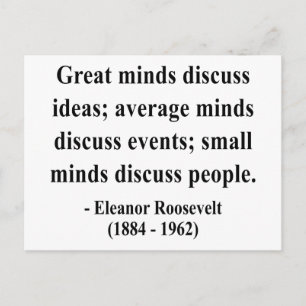 Eleanor Roosevelt Quote 5a Vykort