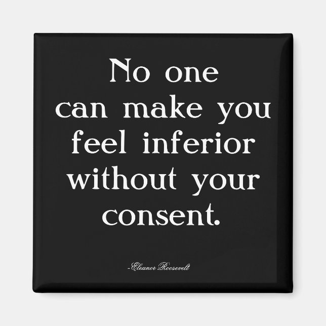 Eleanor Roosevelt Quote Magnet (Framsidan)