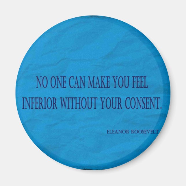 Eleanor Roosevelt Quote Magnet (Framsidan)