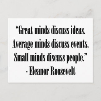 Eleanor Roosevelt Quote Vykort