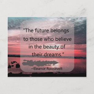 Eleanor Roosevelt Quote Vykort