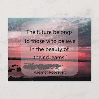 Eleanor Roosevelt Quote Vykort
