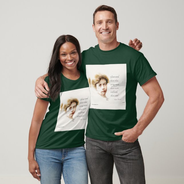 Eleanor Roosevelt & Underbar Minds Quote Unisex T Shirt (Unisex)