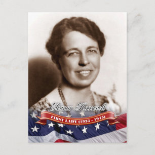 Eleanor Roosevelt, USA:s första Dam Vykort