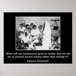 Eleanor Roosevelt vishet Poster