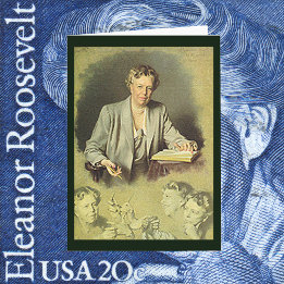 Eleanor Roosevelt White House porträtt Kort