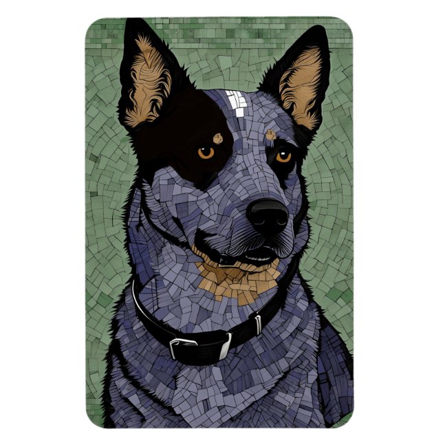 Eleanor the Blue Heeler Magnet (Vertikal)