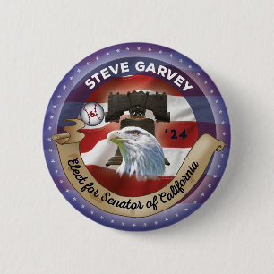 Elect Steve Garvey för Kaliforniens senator Knapp