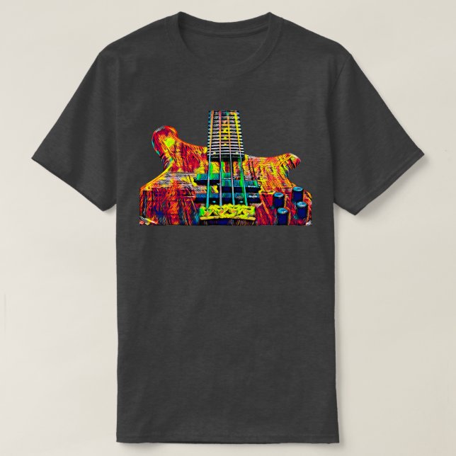 Electric Bass Guitar T Shirt (Design framsida)
