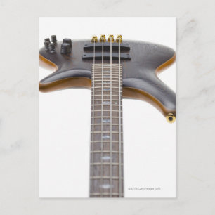 Electric Bass Guitar Vykort