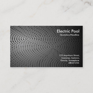 Electric Bassäng 010 Visitkort
