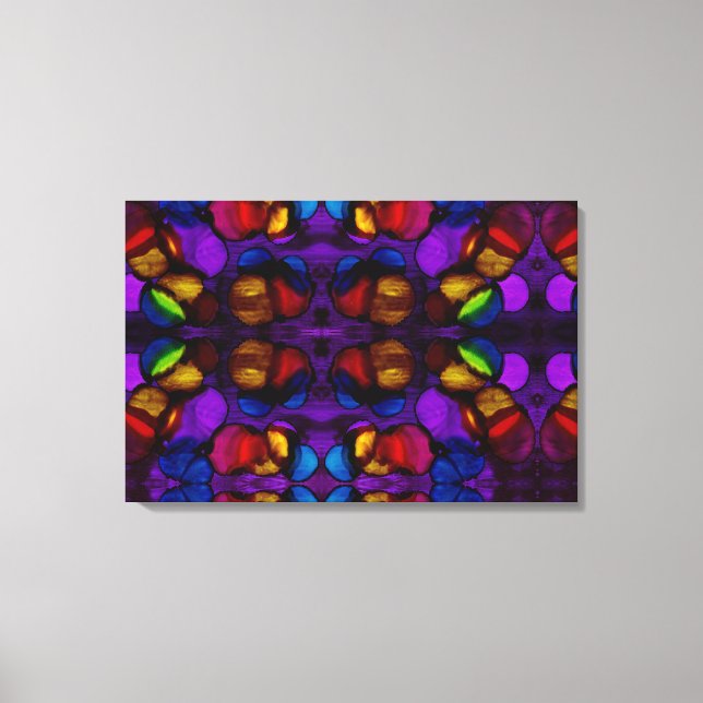 Electric Bloom Canvastryck (Framsida)