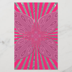 Electric Bloom Vingar: En mycket Edgy och vacker Brevpapper