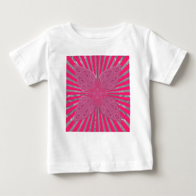 Electric Bloom Vingar: En mycket Edgy och vacker T Shirt (Framsida)