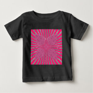Electric Bloom Vingar: En mycket Edgy och vacker Tee Shirt