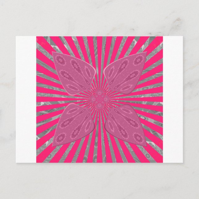 Electric Bloom Vingar: En mycket Edgy och vacker Vykort (Framsida)