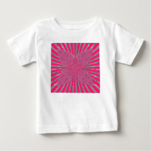 Electric Bloom Wings: En livfullt kantig och vacke Tee Shirt