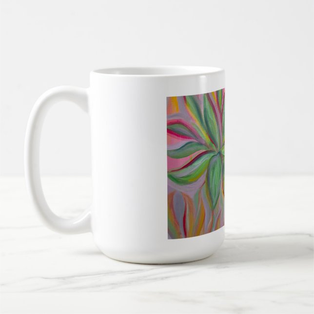 Electric Blooms Mug Kaffemugg (Vänster)