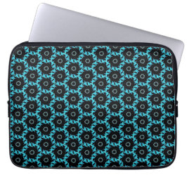Electric Blue Mandala Laptop Fodral