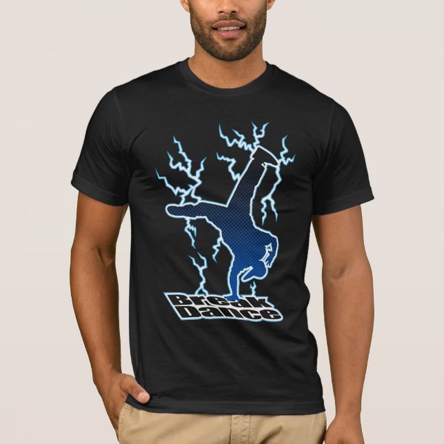 Electric breakdance t shirt (Framsida)