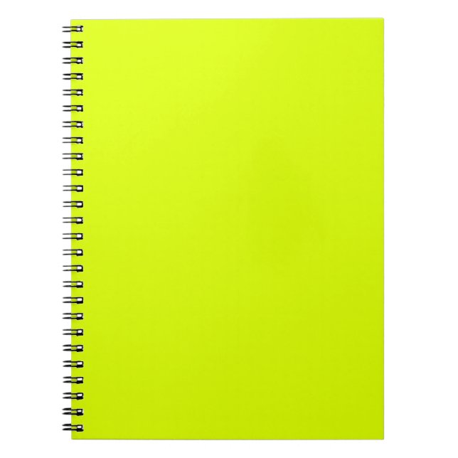 Electric Chartreuse NOTEBOOK Anteckningsbok (Framsidan)