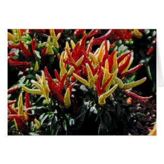 Electric Chili Peppers Hälsningskort