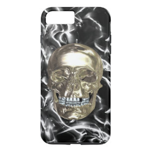 Electric Chrome Skull iPhone 7 Fodral