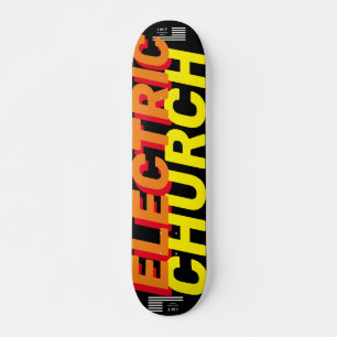ELECTRIC CHURCH JMT7 3/4-tums Skateboard-däck Mini Skateboard Bräda 18,5 Cm