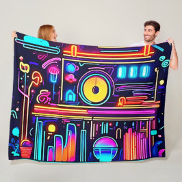 Electric City Pulse Fleecefilt