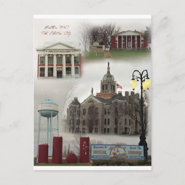 Electric City Vykort (Framsida)