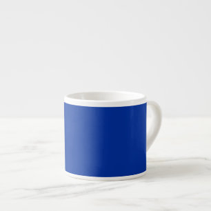 Electric Cobalt Solid Färg Klassisk Elegant Espressomugg