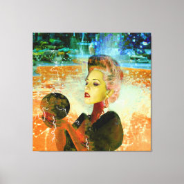 Electric cyborg canvastryck