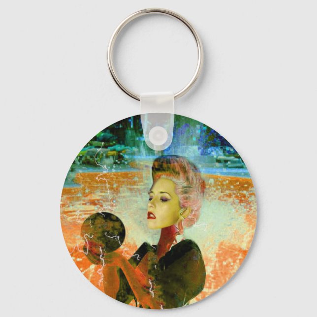 Electric cyborg nyckelring (Framsida)