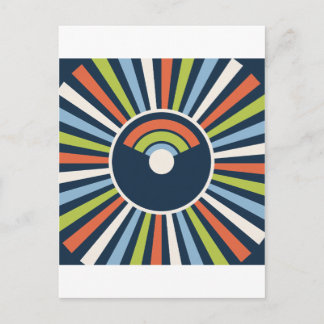 Electric Deco maximalistische 80er Vykort