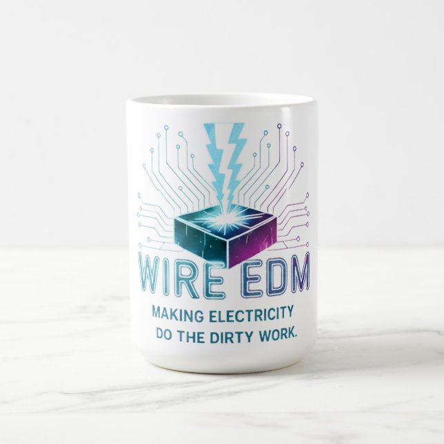 Electric Discharge Machining Phone Case Kaffemugg (Center)