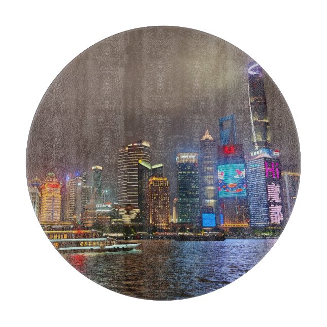 Electric Dreams - Futuristiska Shanghai Skyline, A (Framsidan)