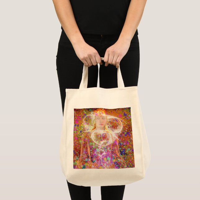 Electric Dreams Large Tote Bag Tygkasse (Framsida (produkt))
