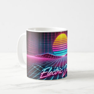 Electric Dreams Retro Neon Mugg - 80s-inspirerad