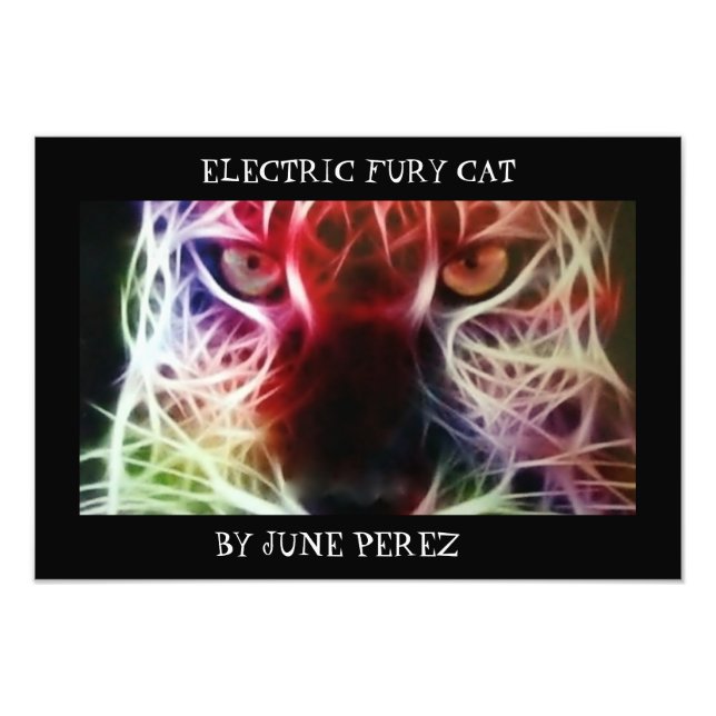 ELECTRIC FURY CAT FOTOTRYCK (Framsidan)