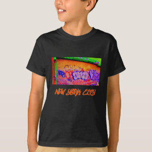 "Electric Graffiti Grind Kids" Mörk T-shirt
